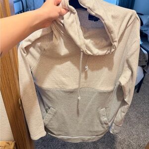 Nursing Queen Light Gray Two-Tone Hoodie